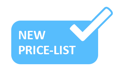 New price list will be active since the 1st of May, 2017